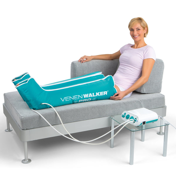 L'appareil de pressothérapie VenenWalker Pro 2 utilise la technique de compression pneumatique intermittente permettant de soulager les jambes lourdes et favoriser le retour veineux